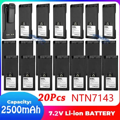 20x 2500mAh NTN7143 NTN7144 Battery For MOTOROLA HT1000 MT2000 MTS2000 • $260.99