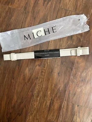 NEW In Bag Miche Interchangeable Handle Straps Cream  • $9.50