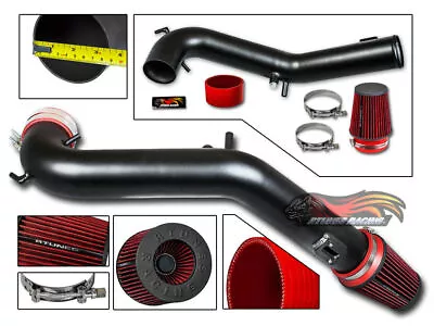 3.5  MATT BLACK COLD AIR INTAKE KIT + DRY FILTER FOR 15-16 Mustang 5.0L V8 • $113.99