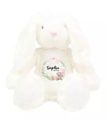 Personalised Teddy Bear New Baby Gift Personalised Plush Soft Toy Your Name • £19.99