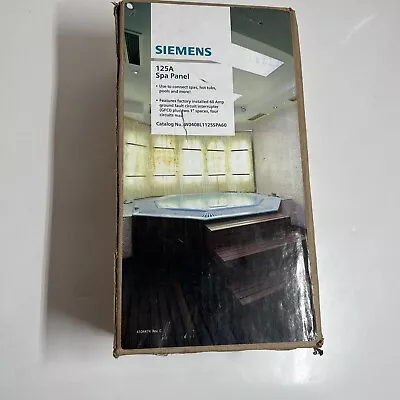 Siemens W0408L1125SPA60 60 Amp Spa Panel Gray • $99.99