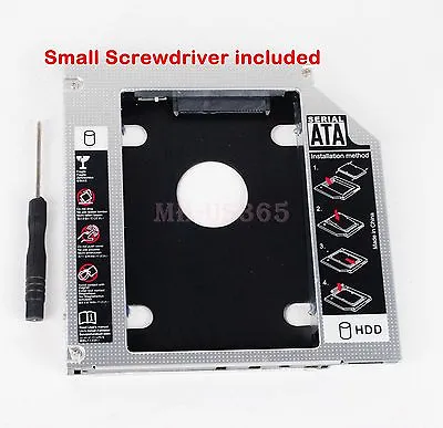 2nd Hard Drive HD SSD Caddy Adapter For MSI GX620X-060EU GX610 GX640 GX701 GX705 • $8.97