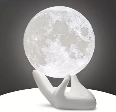 3D Printing Magnetic Levitating Floating Moon Lamp Night Light Room Table Decor • $18.99