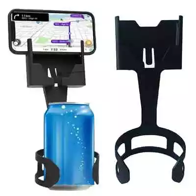 2in1 Car Phone Holder Expander Adjustable Water Bottle Cup Stand Phone Mount GPS • $6.99