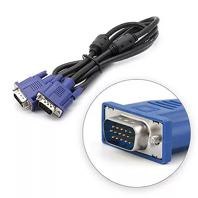 Premium 10m 15m 20m 25m 30m VGA Male To Male PC Monitor TV Projector Cable • $19.95