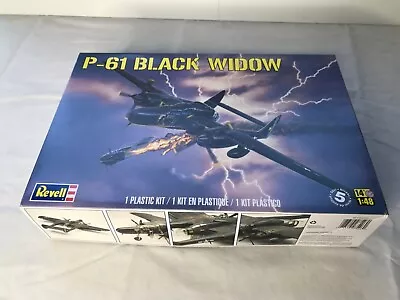 REVELL 1/48th Scale WW2 USAAF P-61 BLACK WIDOW Night Fighter KIT # 85-7546 • $24.99