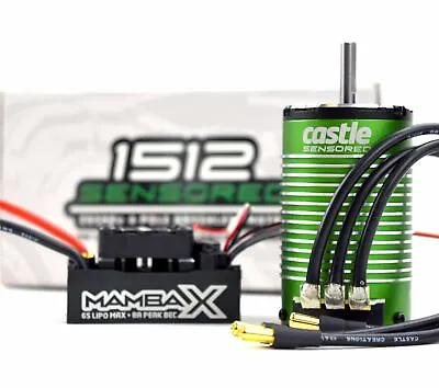 Castle Creations - Mamba X 25.2V Waterproof ESC & 1800KV Motor E-Buggy Combo • $284.95