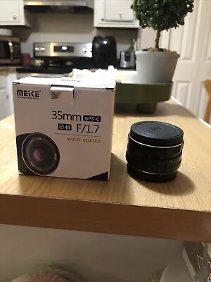 Meike MK3514-MF M43 35mm F/1.4 MFT Mount Lge Aperture Manual Focus APS-C Lens • $50