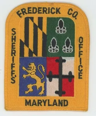 Maryland Md Frederick County Sheriff Nice Shoulder Patch Police • $4.99