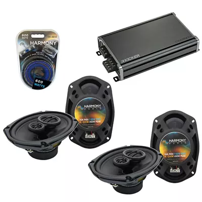 Fits Mitsubishi Eclipse 06-12 Speaker Replacement Harmony (2) R69 & CXA360.4 Amp • $288.99