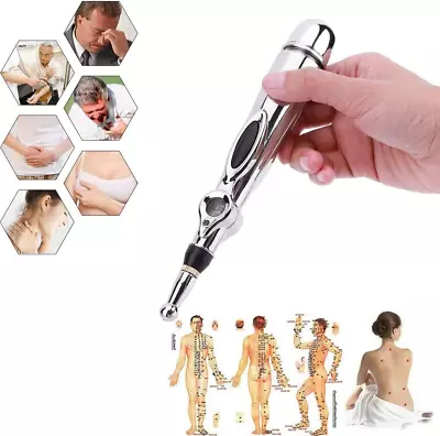 Acupuncture Pen 3-In-1 Electronic Acupuncture Pen For Pain Relief Powerful Meri • $13.18