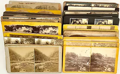 LOT Of 56 Stereoviews Of Various Unknown Topics & Publishers No Lithos-#L12 • $19.95