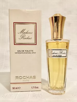 Ladies Vintage Perfume Rochas Madame Rochas Eau De Toilette 50ml Full Smells Fab • £39.99