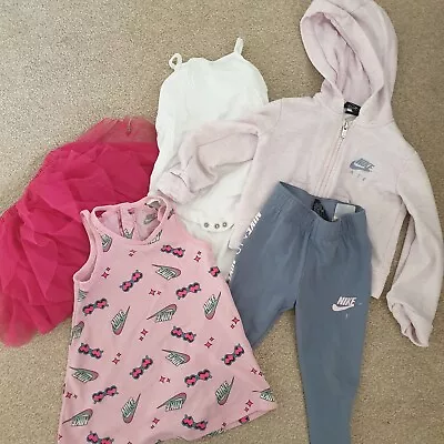 Baby Girl Bundle Set Nike Tracksuit Dress Tutu Body 12-24 Months • £3