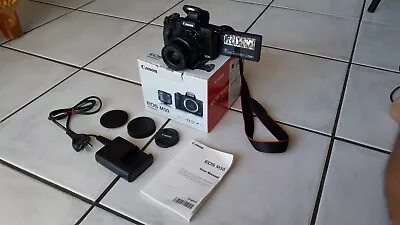 Canon EOS M50 Mirrorless Digital Camera + EF-M 15-45mm Lens Excellent Condition • $669.95