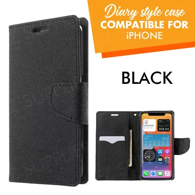 IPhone X XS 8 7 6 6S Plus 5 5S SE 5C Leather Flip Wallet Phone Case Cover • $4.45