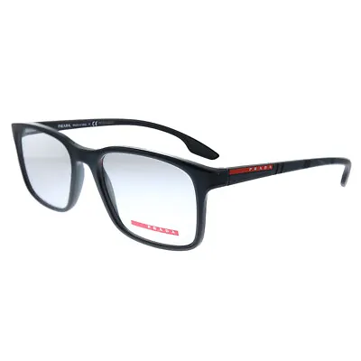 New Prada Linea Rossa Lifestyle PS 01LV 1AB1O1 Black Plastic Eyeglasses 54mm • $100.59