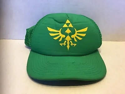 Zelda Trucker Hat - Mesh Cap Green Snapback Adjustable AUTOGRAPHED • $14.99