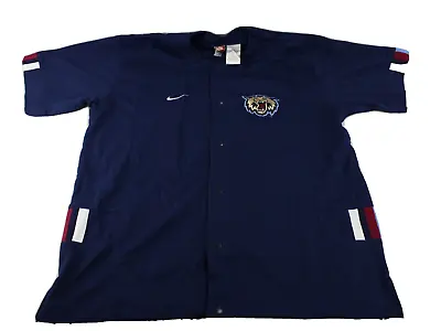 Villanova Wildcats Nike NCAA Warmup Shooting Shirt Jersey Button Dwn NWT VTG 90s • $70