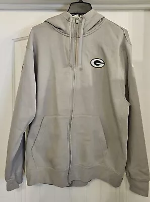 Green Bay Packers Nike Team Issued Zip Up Grey Hoodie XL Lewis 2023 Team Tag  • $100