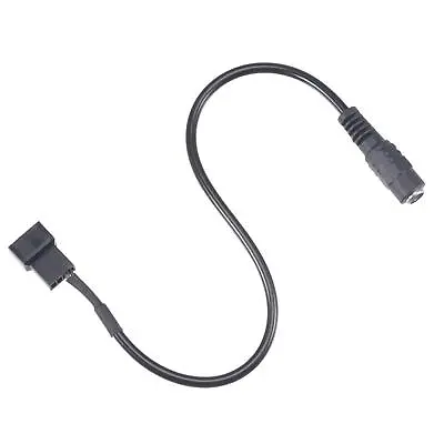 Fan Power Supply Cable DC 5.5mmx2.1mm To 3 Pin Or 4 Pin Output 11.4 Inch • £4.02