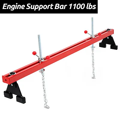 Engine Support Bar 1100lb Motor Transverse Bar Lift Holder Dual Hook Cross Hoist • $65.80