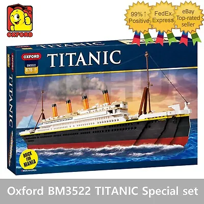 Oxford BM3522 TITANIC Block Brick Mania Building Toy Kit Special Edition - Fedex • $194.56