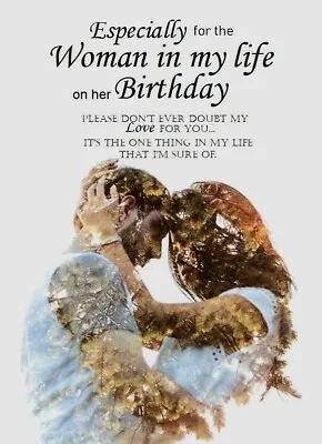 'Happy Birthday To The Woman In My Life' - A5 Card For Her Wife Female Partner • £3.99