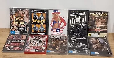 Bulk Lot 10 X WWE DVD Region 4 NWo WCW Judgment Bash Champions TNA Backlash • $44.99