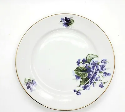 Vintage Ucagco China Plate With Violets Japan • $7