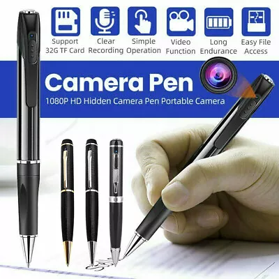 $20.89 • Buy 1080P HD Pocket Pen Cam Mini Camera Body Audio Video Recorder Security DVR