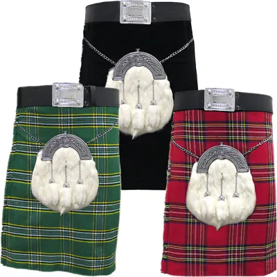 Tartanista Mens Deluxe Formal Wedding  Kilt 16oz 8 Yard • $47.96