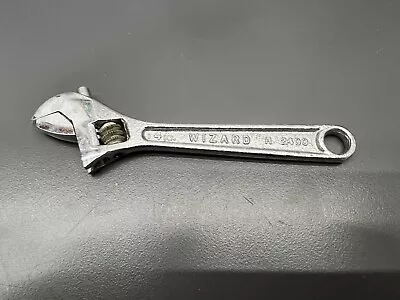 Vintage Wizard H 2400 4  Adjustable Crescent Wrench - Exc Cond - Made In Usa • $30