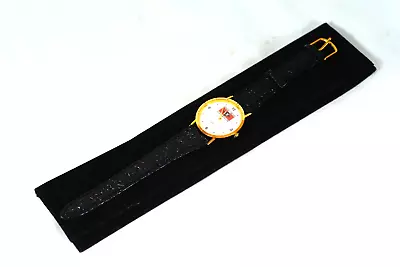 Vintage Lehigh Valley Anthracite Watch Coal Quartz 18K Gold Plated Wristwatch • $65.40
