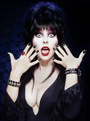 Dark Mistress ELVIRA Sexy Halloween Horror Portrait Picture Photo Print 5 X7  • $9.50