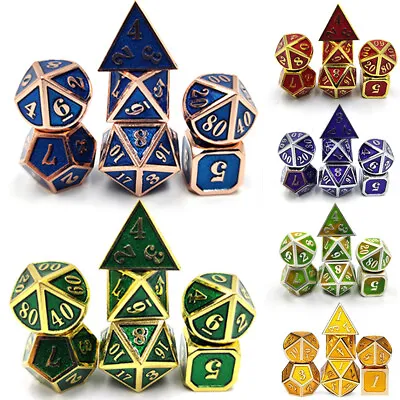 $27.56 • Buy Modern 7Pcs/Set Poly Dice Muti Sided MTG Dungeons&Dragons DND Board Table Game