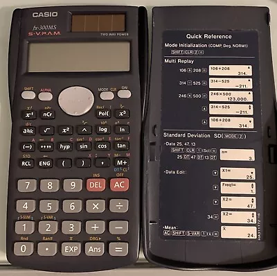 Casio FX-300MS S.V.P.A.M. Scientific Calculator Used • $33.64