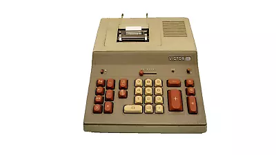 Vintage Victor 610 Wired Adding Machine Calculator Receipt Printer - UNTESTED • $39.99
