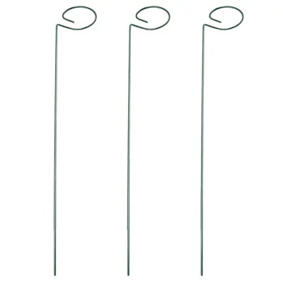 3pcs Metal Garden Stakes Tall Plant Supports Climbing Plant Support • £9.23