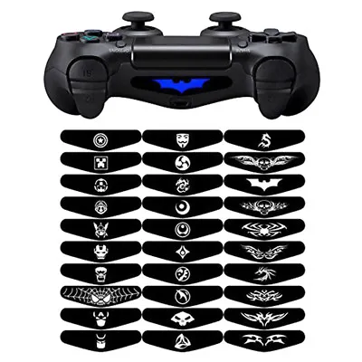 $6.15 • Buy 30 PCS Video Game Controller Light Bar Cover Decal Sticker Skin For PS4 Pro Slim