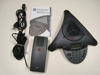 Polycom SoundStation VTX1000 Conference Phone & VTX Universal Module • $39.99