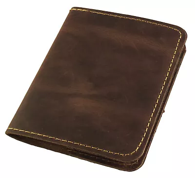 $20.97 • Buy Pocket Notebook Leather Refillable Mini Composition Book Cover Notepad Handmade