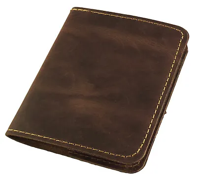 Pocket Notebook Leather Refillable Mini Composition Book Cover Notepad Handmade • $21.67