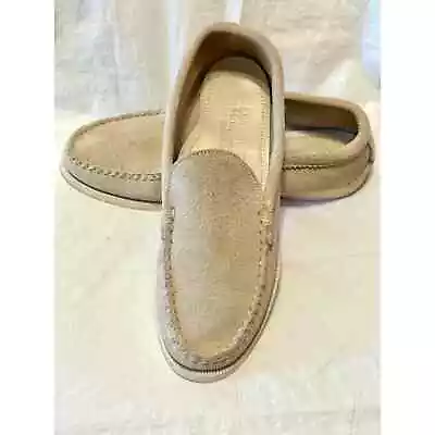 Quoddy Trail Handmade Leather Moccasins W/Rubber Soles   Women’s Size 8.5  • £30.85