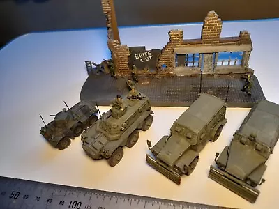 1.72  Scale Model Tanks British Army NI Vehicles. • £30