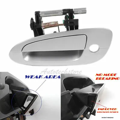 Upgraded For 02-06 NISSAN ALTIMA Outside Door Handle Front Left Driver Silver • $17.25