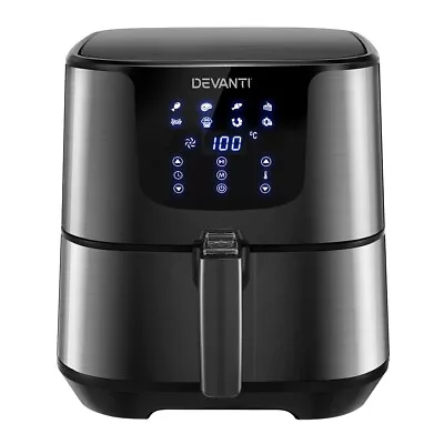 Devanti Air Fryer 7L LCD Fryers Oven Airfryer Healthy Cooker Oil Free Kitchen • $81.95