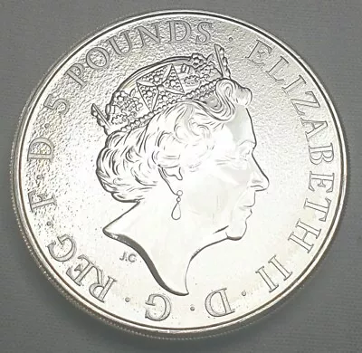 2016 2oz Queens Beasts Lion Of England Fine Silver 9999 Bullion Coin • £66.30