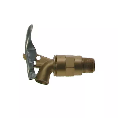 ALLOY OIL DRUM TAP - 3/4  Barrel Fuel Petrol Diesel 19mm Self Closing Lock Water • £12.95