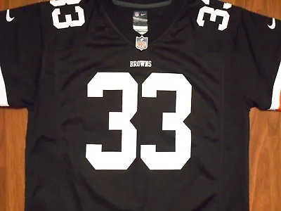$9.95 • Buy Vintage Trent Richardson #33 Cleveland Browns Jersey By Nike, Youth Large, NICE!